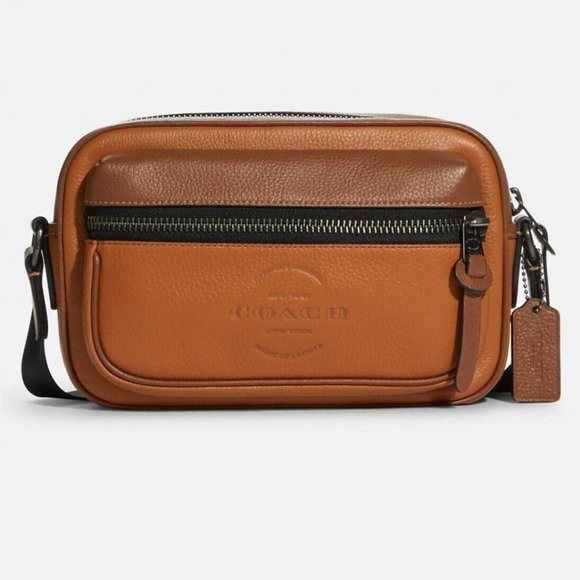 Coach Bags Nwt Coach C6584 Mens Thompson Small Camera Bag Pebble